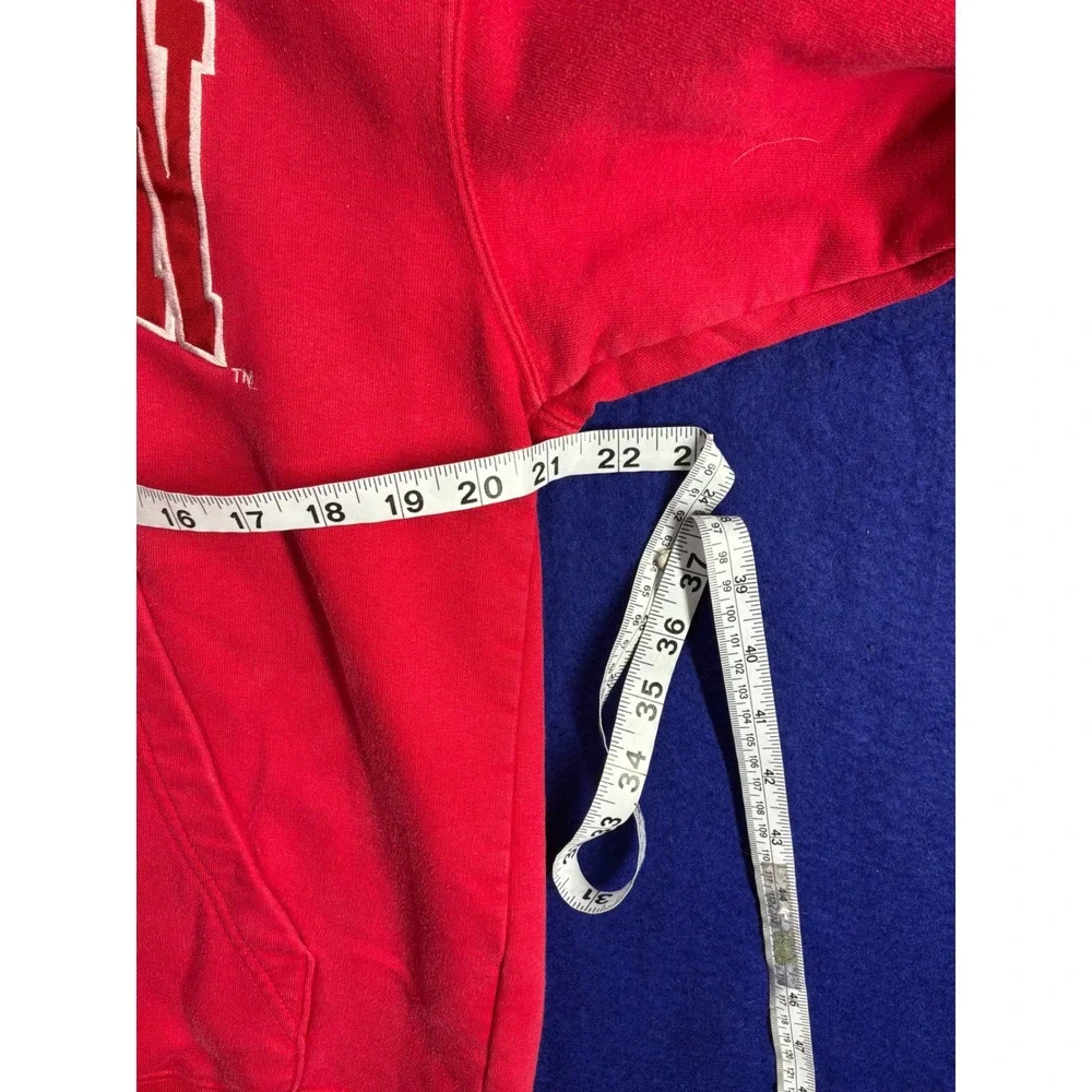 Gorpcore Mens Adidas Wisconsin Badgers Hoodie Small Red